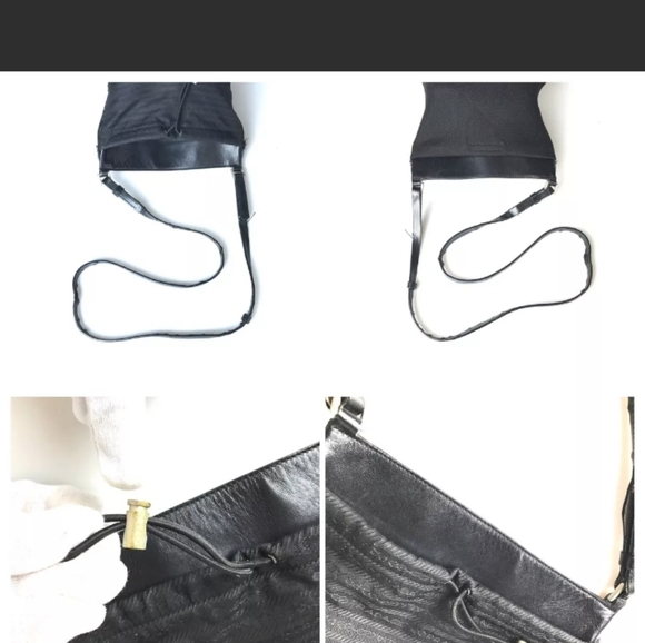 Prada Black Nylon Shoulder Bag Pochette - Picture 9 of 12